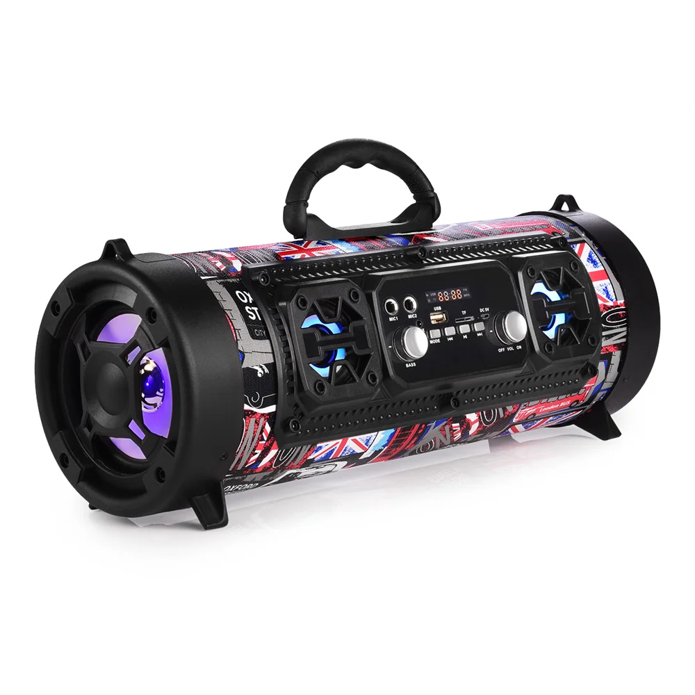 

16W Portable Column Sven Bluetooth Speaker Move KTV 3D Sound System Sound Bar Subwoofer Music Wireless Speaker FM