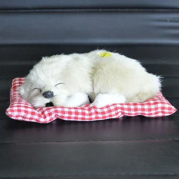 

New Cloth Pad Siesta Dog Home Decoration Resin Simulation Dog Model Toy Decoration Gift Gift