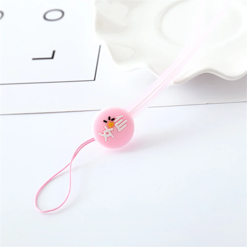 Nette rosa мультипликационный удобный шнурок schlussel zertifikat тренажерный зал удобный mit USB ID клип DIY удобный шнурок - Цвет: B