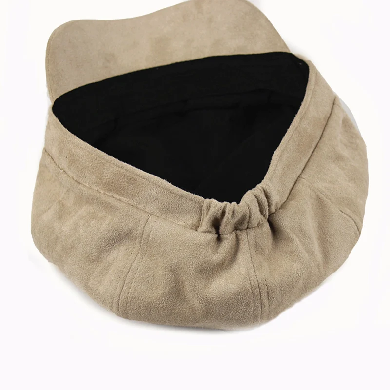 Women Beret Autumn Winter Octagonal Cap Hats beret hat winter wool Stylish Artist Painter Newsboy Caps Black Grey Beret Hats