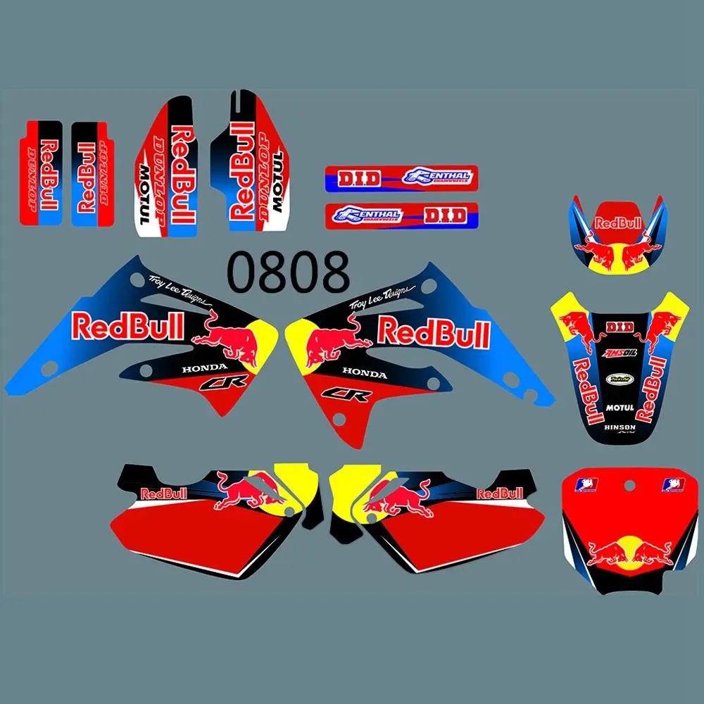 

Graphics Decals Stickers Custom Number Name for Honda CR85R CR85 2003 2004 2005 2006 2007 2008 2009 2010 2011 2012 CR 85 85R