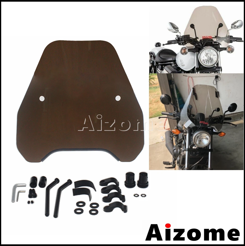 Лобовое стекло для мотоцикла передний обтекатель лобового стекла Harley Honda Yamaha Suzuki