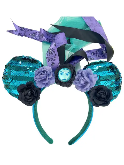 2022 Disney Mickey Ears Headband Firework Headband with Castle Peter Pan Cosplay Hairband Disneyland Letter Headband Gift Mickey Headband 31