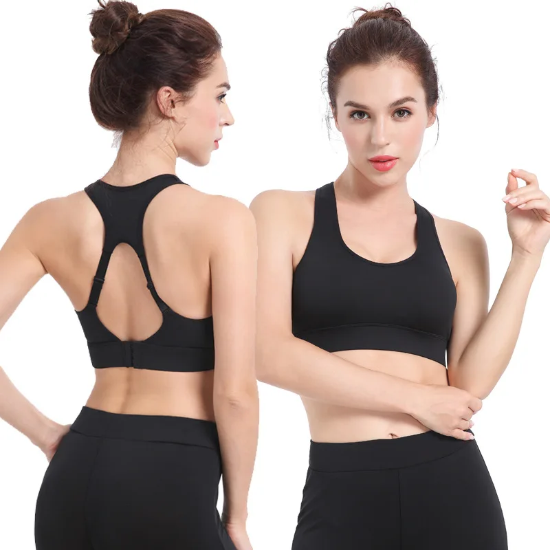 

Women Shockproof Sports Bra Breathable Yoga Bra Tops Fitness Workout Running Sportswear Underwear Sexy Sport Bra