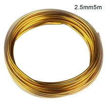 5 м ручной работы галстук домашний сад анодированный алюминиевый провод Холдинг красочный практичный многофункциональный открытый завод DIY ремесло