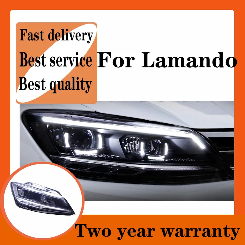 

Car Styling for VW Lamando Headlights 2015- 2019 LED Headlight LED DRL Head Lamp LED Low Beam High Beam Accessories