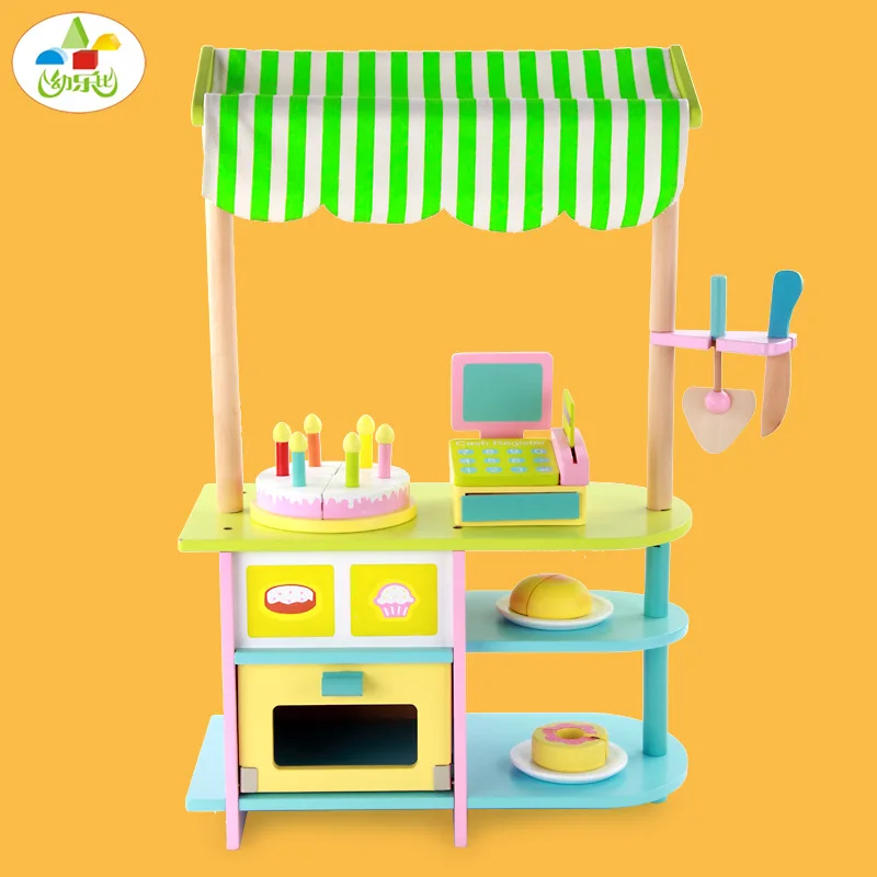 

Youlebi CHILDREN'S Toy Play House Birthday Cake Toy down Coat Children Simulated Cake Slicer Toy
