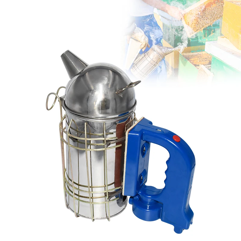 

Rechargeable Stainless Steel Electric Bee Smoke Transmitter Kit Electric Beekeeping Tool Apiculture Beekeep Tools Bee Smoker