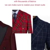 Custom Made To Measure Tailored Men'S Bespoke Suit Tailor Made Suits Custom Made Mens Suits Customized Groom Tuxedo Wedding Suit 5