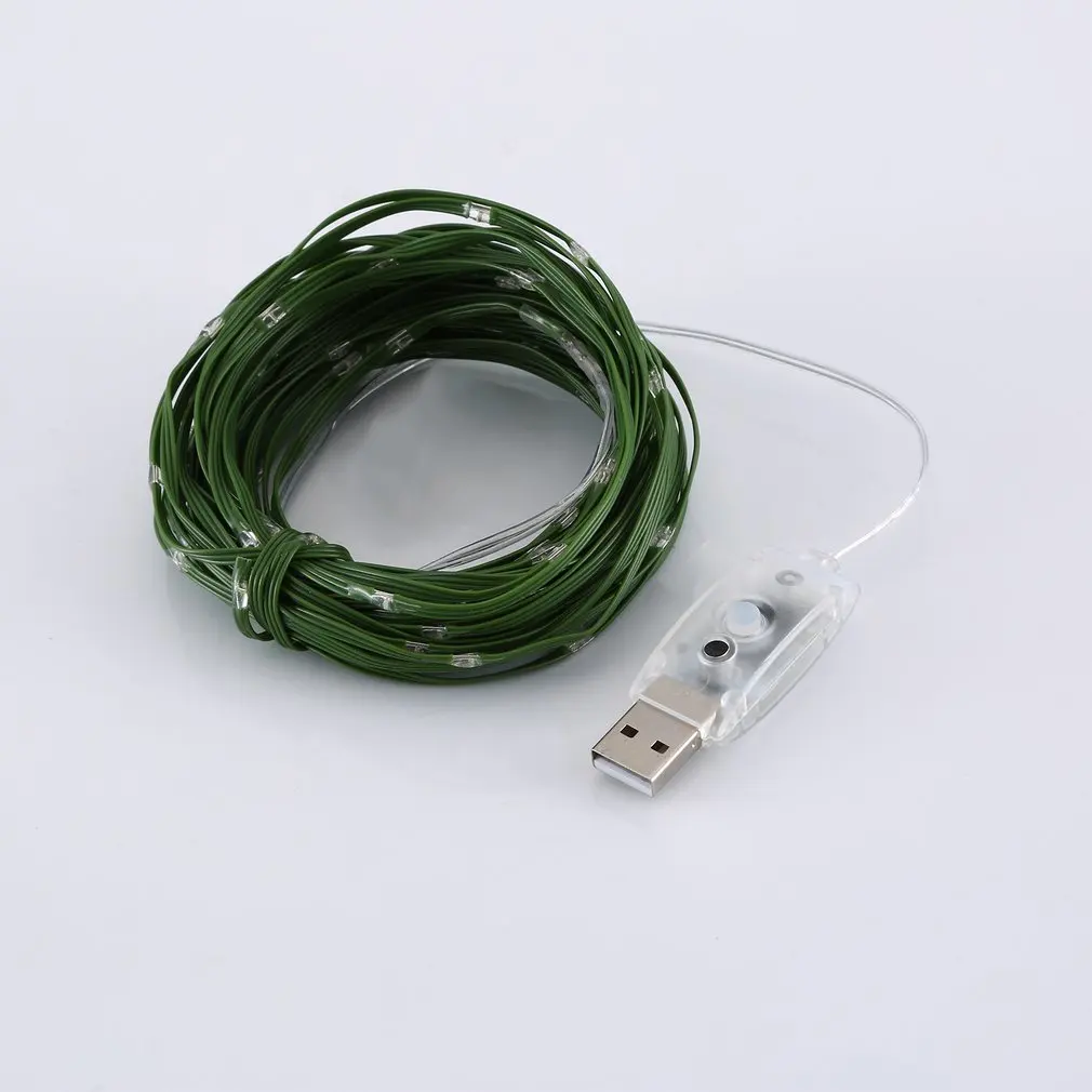 ICOCO Usb СВЕТОДИОДНЫЙ светильник строка четыре линии дистанционного Управление 10M100Leds Медный провод лампы Rgb украшения для рождества, свадьбы, праздника
