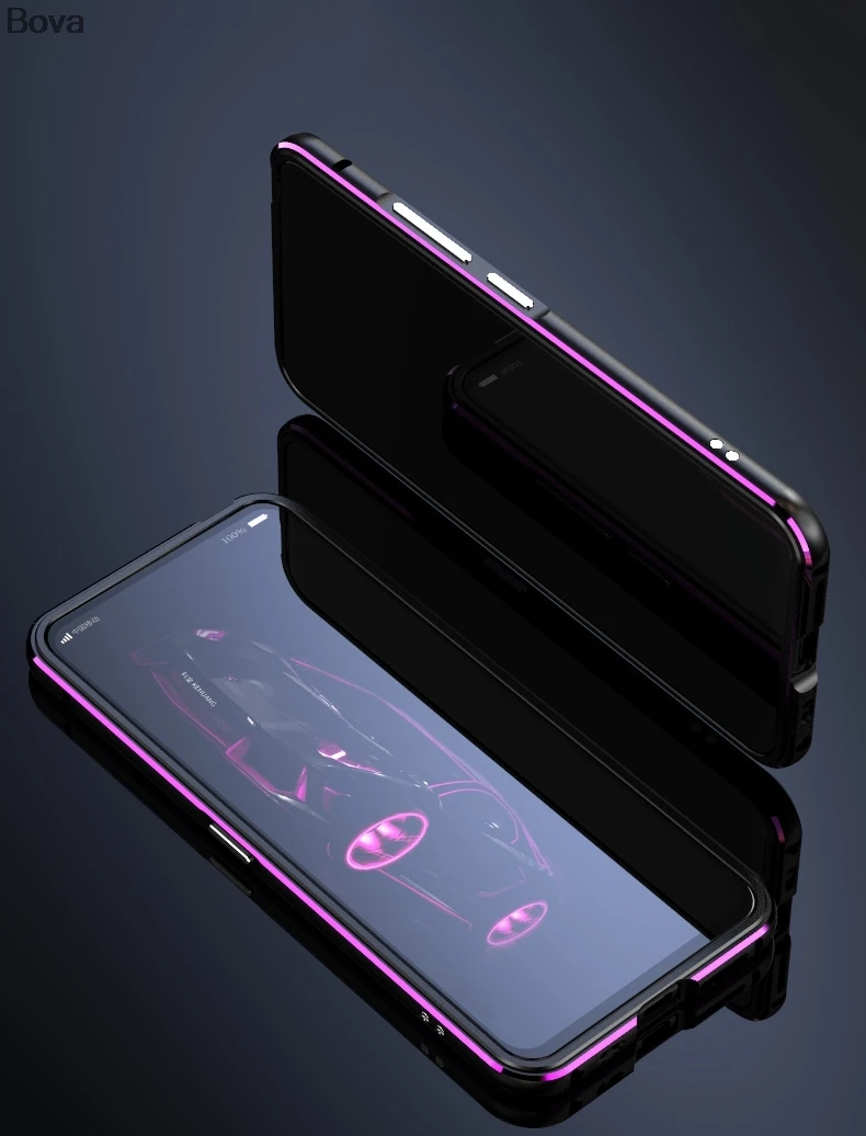 Чехол для Vivo Nex Dual Display роскошный Ультратонкий алюминиевый бампер NEX + 2 пленки (1