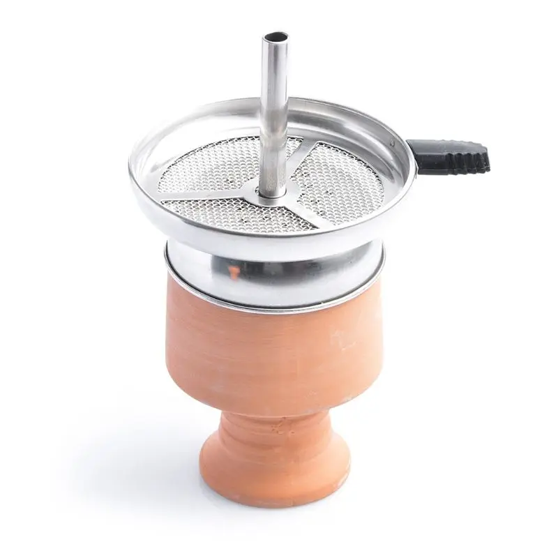 Clay Ceramic Bowl for Shisha Head Hookah Shisha Bowl Chicha Sheesha Accessories Aluminum Alloy Charcoal Holder Tary