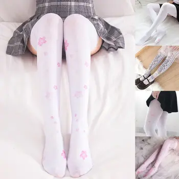 

Simple Wild Printing Over-knee Long Socks Cosplay Show Performance Thigh Sock NEW