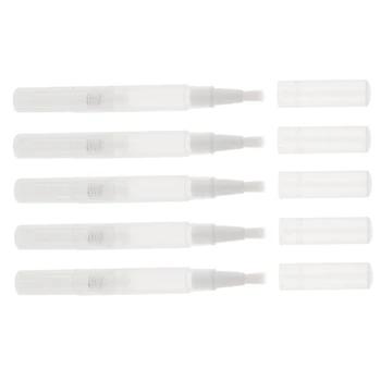 

5pcs 3ml Empty white Twist Pen Cosmetic Container Lip Gloss Aluminum Eyelash Growth Liquid Tube