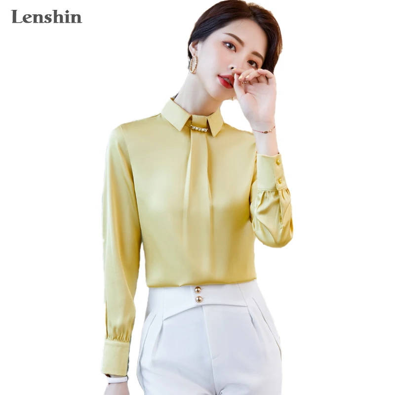 lenshin-moda-beading-camisa-feminina-gola-de-manga-longa-blusa-escritorio-senhoras-formal-solto-plus-size-topos