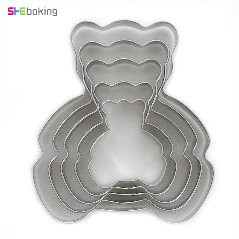 C1787SS 5件套小熊蛋糕模 (3)