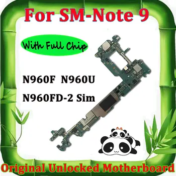 

For Samsung Galaxy Note 9 N960F N960U N960FD Dual SIM Original Unlocked Motherboard Full Chips Unlock Logic Board Mainboard OS