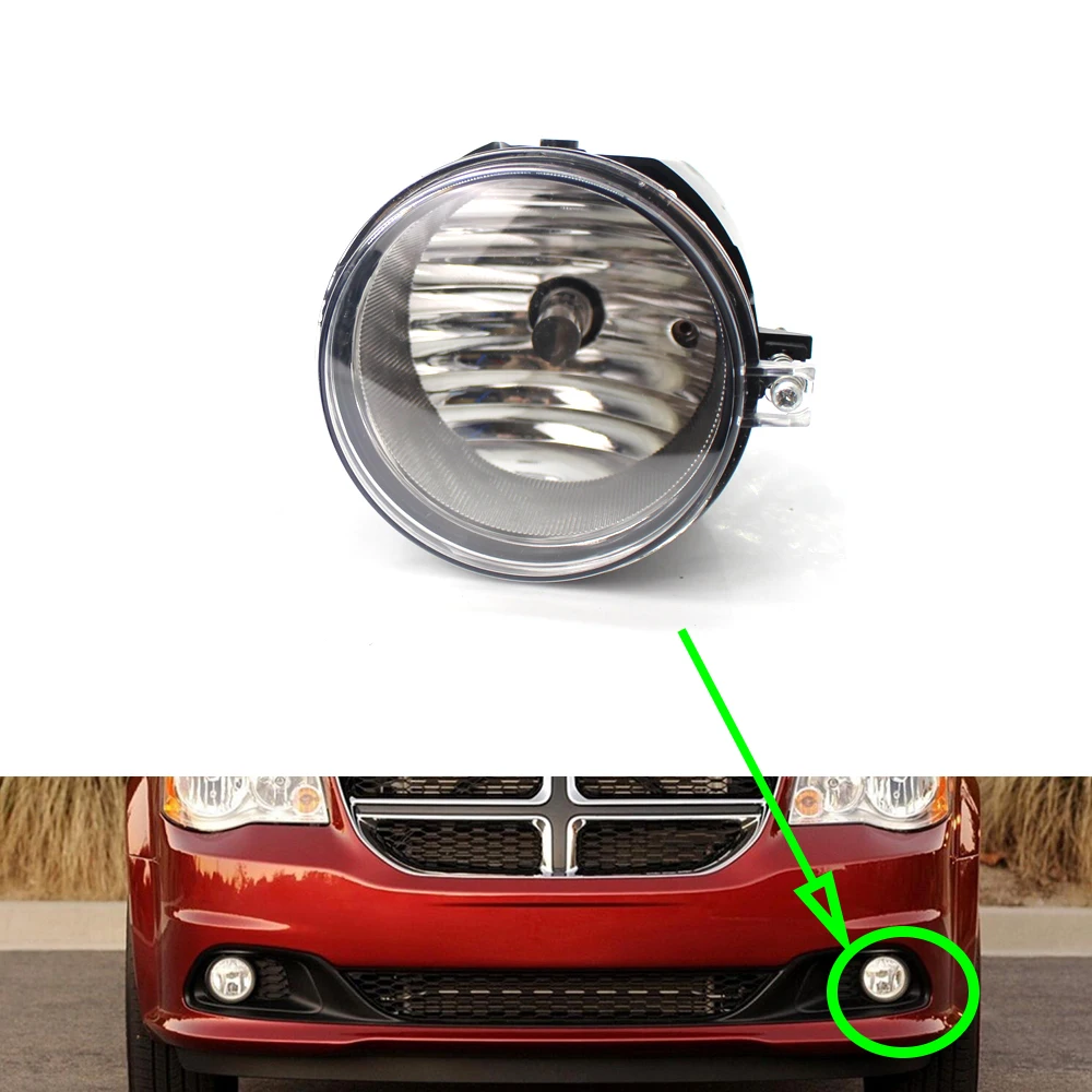 1 PCS Fog Light For Dodge Charger Caliber Challenger Caravan 2005~2010 Lamp Car Front Bumper Grille Driving Signal Lamps | Автомобили и