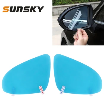 

For Ford Transit/ Everest/ EcoSport/ Explorer/ Escort Car Rearview Mirror Protective Clear Anti-fog Waterproof PET Window Film