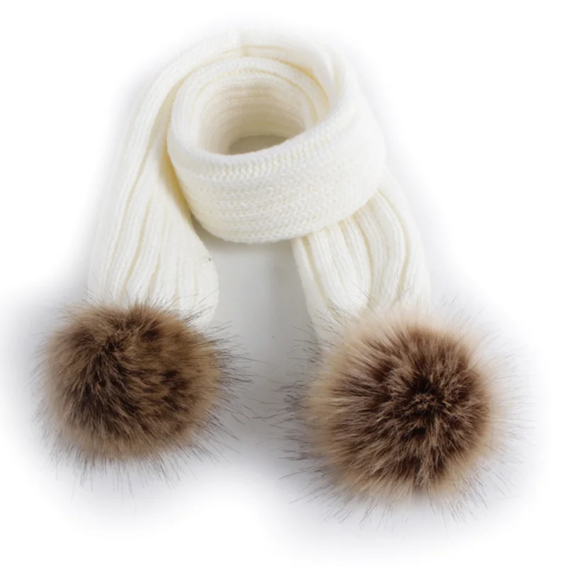 Зимний шарф в полоску детский с помпоном теплый для детей|baby scarf|scarf for childrenwinter scarf |