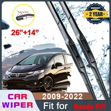 

For Honda FIT Jazz Sport AWD EV EX LX F G L R S 2007~2022 Car Front Windscreen Beam Blade Wiper Accessories J Hook U-type 2018