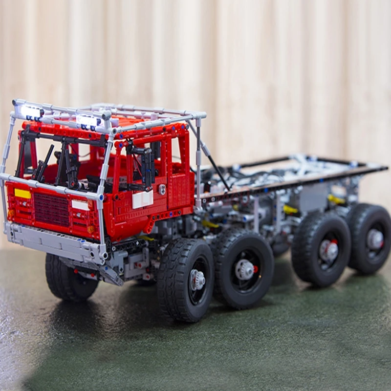 LP 23012 оригинальные технические наборы Arakawa Moc буксировщик Татра 813 строительные блоки кирпичи 5 моторов 1 Зарядная коробка leleeping игрушки