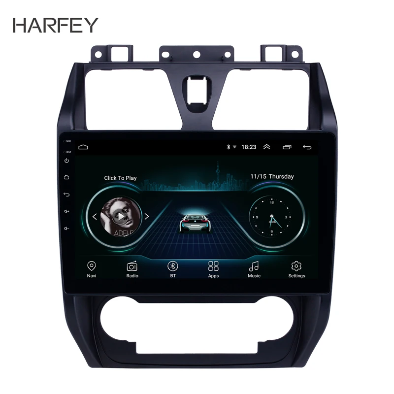 Автомагнитола Harfey 10 1 дюйма GPS HD навигация android 2012 для Geely Emgrand EC7 2013- сенсорный экран