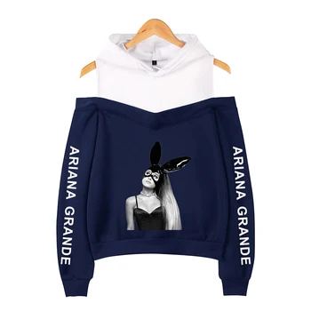 

Frdun Tommy 2020 Ariana Grande Fashion Sweatshirt Female Long Sleeve Off Shoulder Exclusive Ladies Album Spring Autumn Hoodie