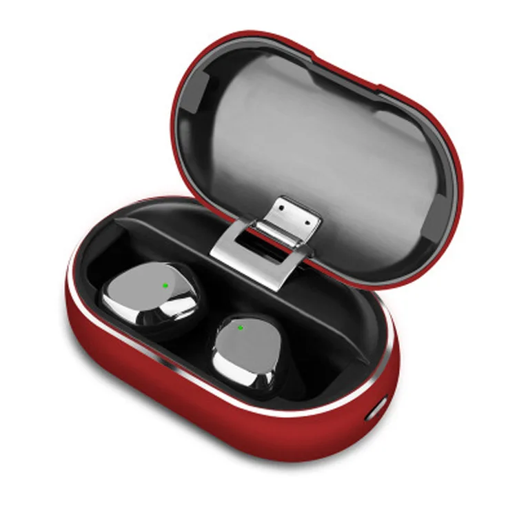 TWS X26 Bluetooth Earphone 5.0 True Wireless Earbuds Smart Waterproof Stereo Hifi with Charging Case 10MM Titanium Film