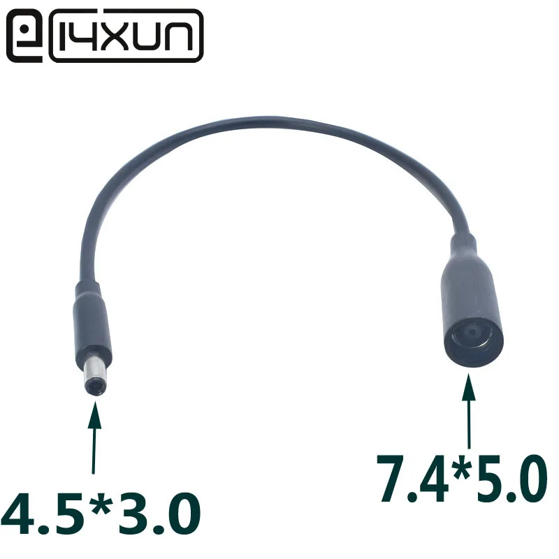 EClyxun 1 шт. Dc кабель адаптер питания 7 4*5 0 мм Женский до 4 5*3 Центральный штифт штекер
