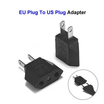

20pcs EU Plug Adapter US to EU Plug Converter Electrical Outlet Converter Sockets US China Travel Adapter Euro Charger Outlet