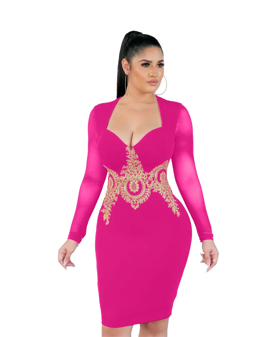New Fashion Sexy Strapless Women Bandage Bodycon Desigual Dress Long Sleeve Embroidery Party Dresses