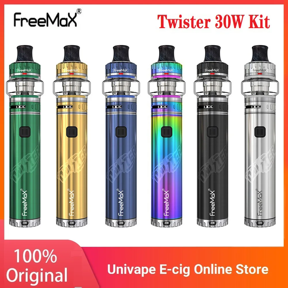 Оригинальный Freemax Twister 30 Вт VW набор с 3 5 мл Fireluke 22 бак 1400 мАч встроенный аккумулятор
