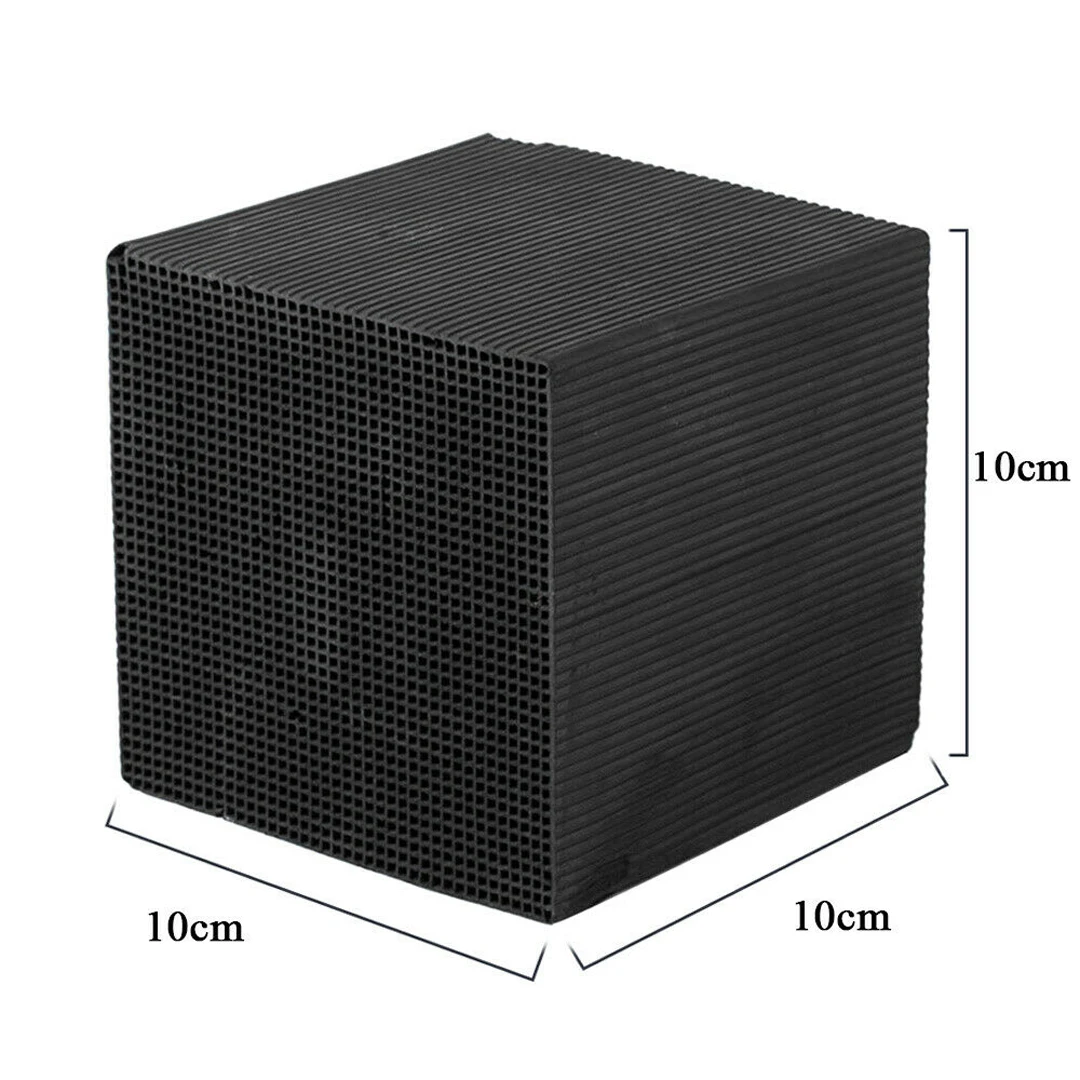 Fish Tank Water Purifier Cube Original Activated Carbon Filter Aquarium Activated Carbon Purifier Honeycomb Strong Adsorption
