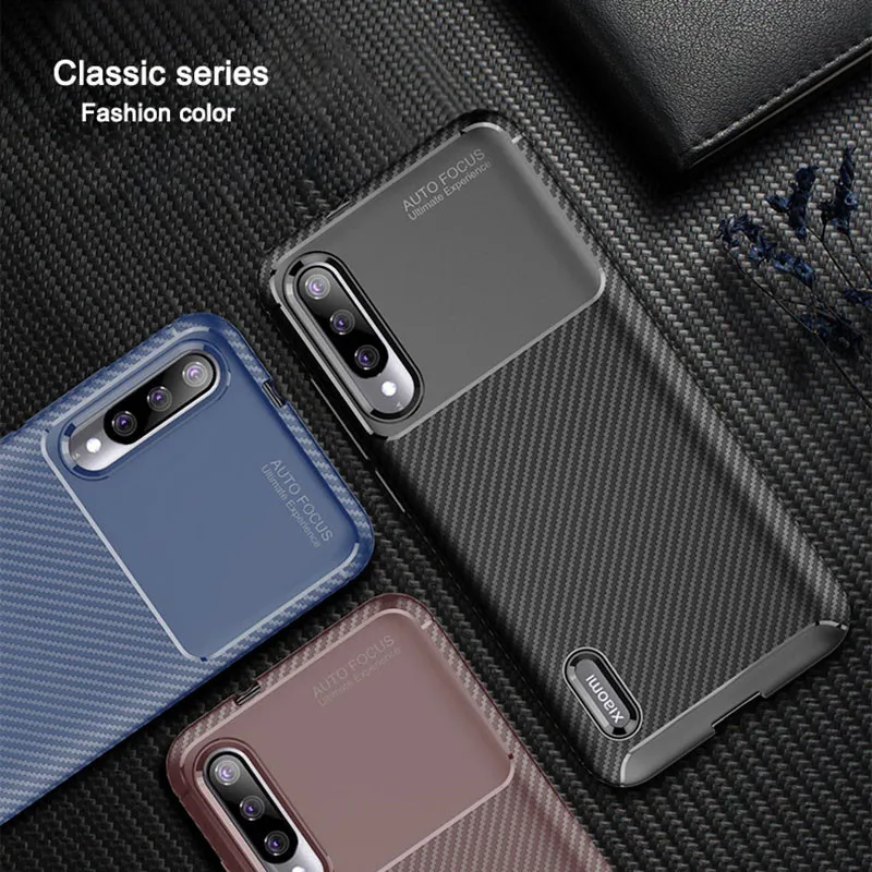 Карбоновый чехол для телефона для Xiaomi mi 9 SE Honor 8 Lite 9T A2 A3 Lite чехол CC9 CC9E F1 играть макс 3 Red mi примечание 6 7 Pro фотоаппаратов моментальной печати 7S 6A 7A силиконовый чехол