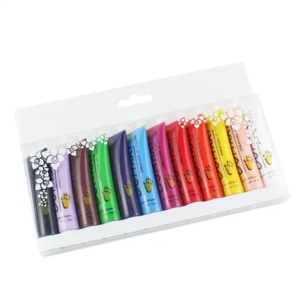 

1 Set 12 Colors 12ml Nail Art Supplies Nail Art Pigment Small Feet Nail Acrylic Paint Painted Nail Art Pigment