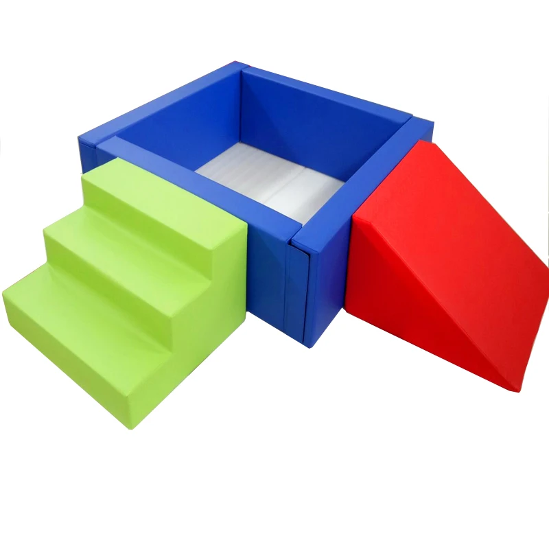 

YLWCNN Customized Ocean Balls Pool Play Fence & Accessories Play Toys Soft Playground Park Small PU & Foam Pit With SlideS159