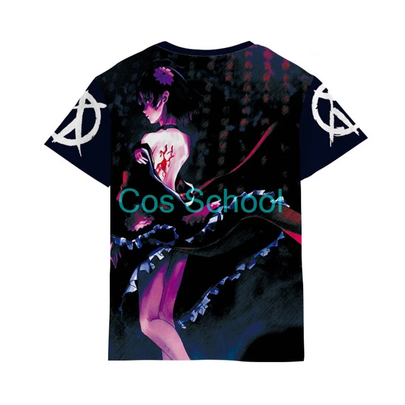 Cos School koutetsujou no kabaneri футболка Mumei Косплей Футболка kabaneri Mumei костюмы летние топы с короткими рукавами футболка