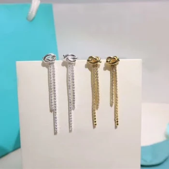 

Designer Fashion 925 Sterling Silver Jewelry 3A Cubic Zirconia Party Earring