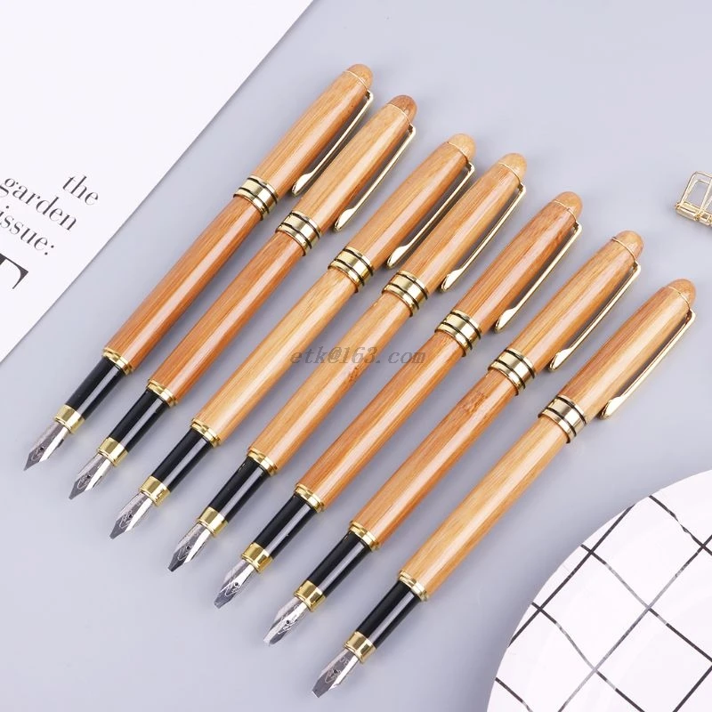 Bamboo Calligraphy Art Fountain Pen Chisel-pointed Nib 0.7mm-2.9mm Writing Tool Bamboo Calligraphy Art Fountain Pen Chisel-pointed Nib 0.7mm-2.9mm Writing Tool