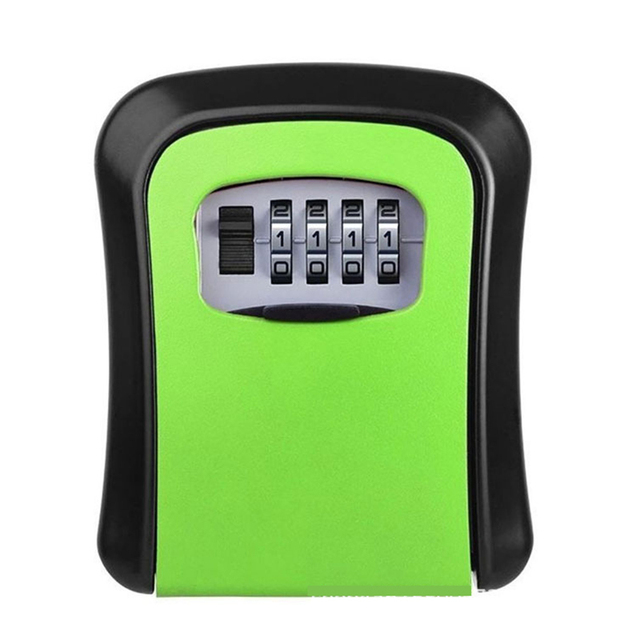 Digit Key Storage Lock Box Password Key Lock Box Wall Mounted Zinc Alloy Key Box Weatherproof
