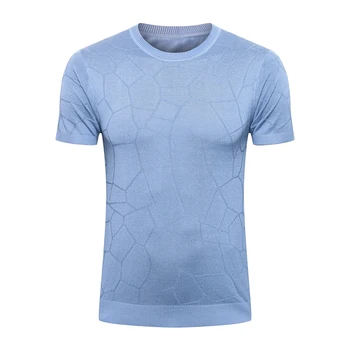 

BILLIONAIRE T shirt men silk Short 2020 new summer fashion neck elasticity thin high quality breath big size M-5XL free shipping