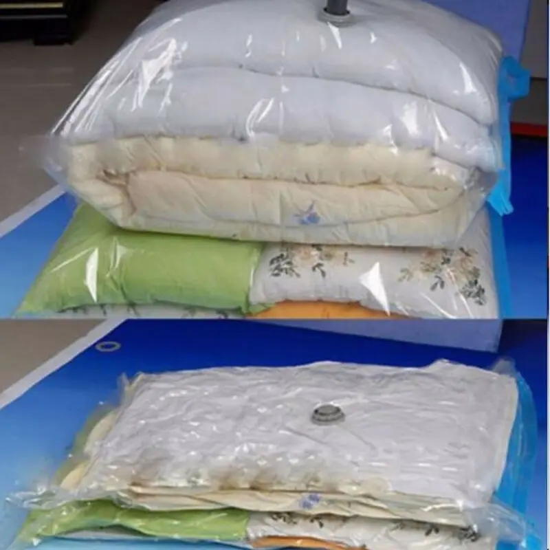 

4 Sizes Home Space Saver Saving Storage Bags Vacuum Seal Compressed Organizer Bag
