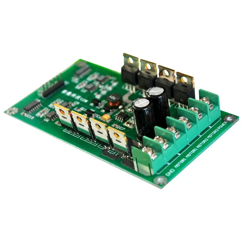 

Hot New 3V-36V Dual Motor Driver Board Module H-bridge DC MOSFET IRF3205 15A Peak 30A
