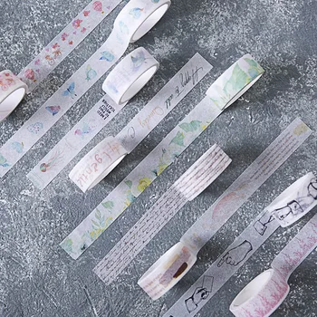 

Vintage Stamp Masking Tape Creative Van Gogh Whale Washi Tape Decorative Adhesive Tape For Scrapbooking Diary Stationery Tape