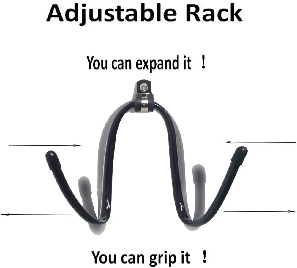 Strong Adjustable Cowboy Hat Rack Hat Holder Organizer Wall Mount 4/PK Pmsanzay No