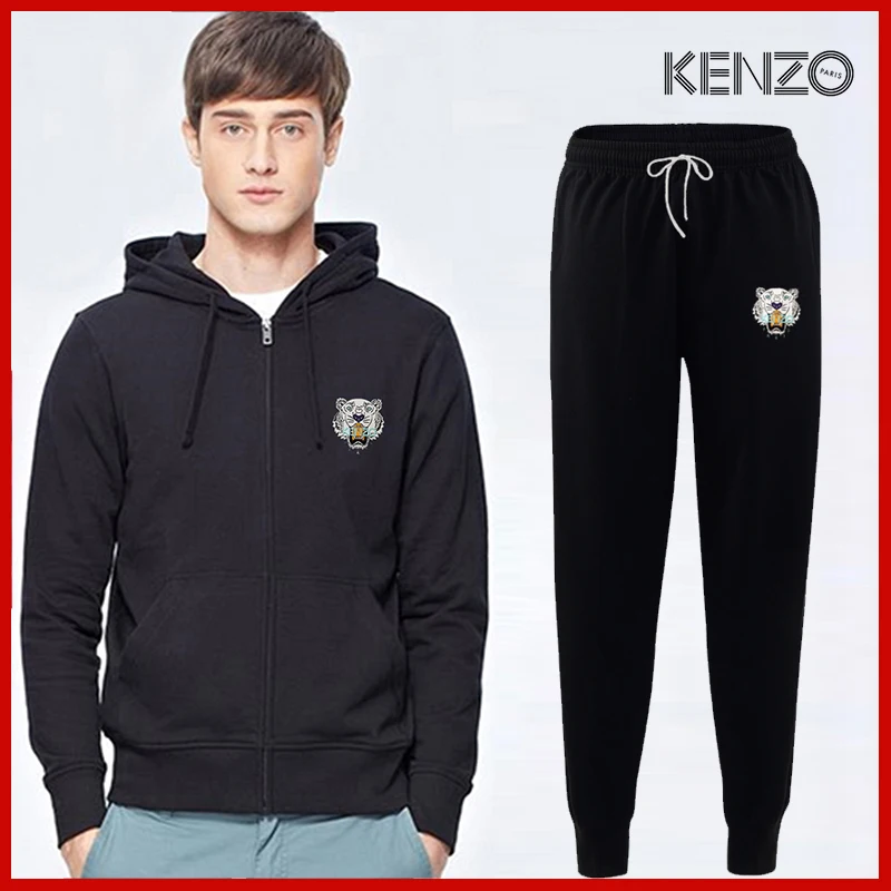 Kenzo- New Men Hoodies Suit Tracksuit