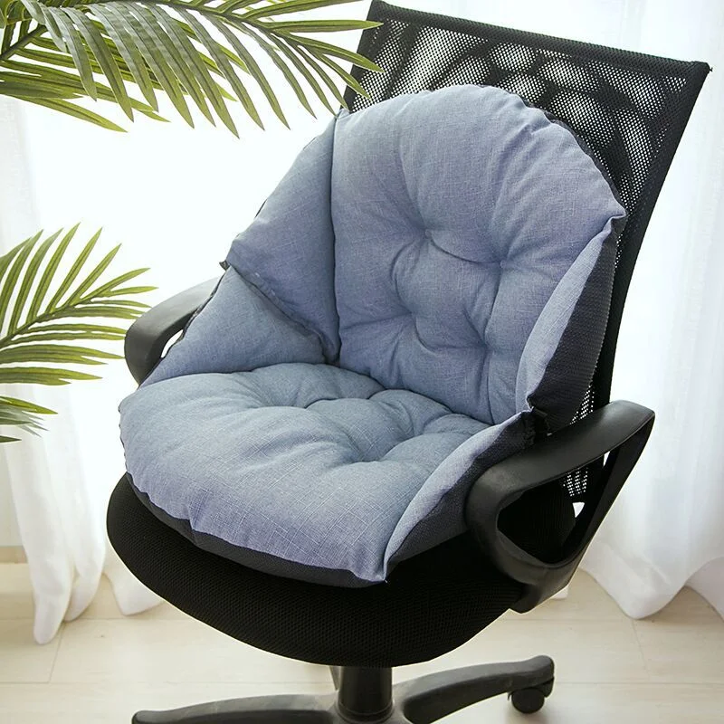 Office Cushion Student Chair Cushion Thick Non-slip Cushions Breathable Semi Enclosed Seat Cushion Waist  Warm Comfort Car Seat