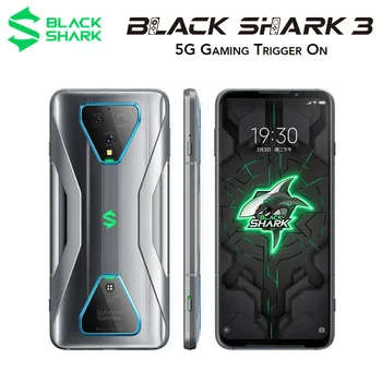 

CN Version Xiaomi Black Shark 3 5G Gaming Phone 6.67" 8/12GB RAM 128/256GB ROM Snapdragon 865 Dual SIM Android 10 Smart Phone