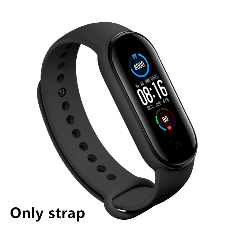 Мягкий силиконовый браслет для xiaomi mi band 5 аксессуары умных часов ремешок из ТПУ xiao